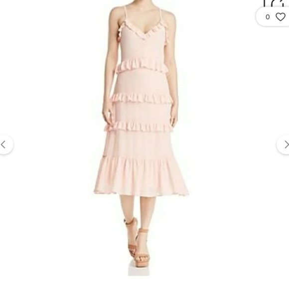 NWT Michael Kors Mid length ruffled dress - Picture 4 of 4